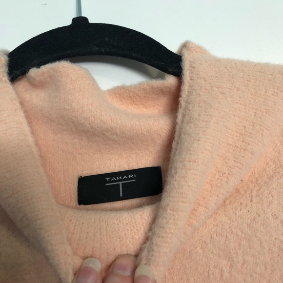 Pink Tahari Mockneck sweater - Picture 2 of 4